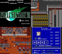 Cases FINAL FANTASY VII English Game Cartridge for NES/FC Console