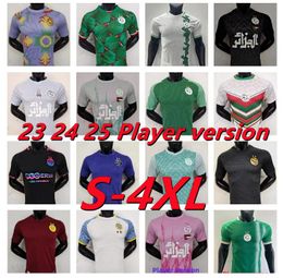 maillot Algerie 2023 2024 2025 Soccer Jerseys Player Version Algeria ATAL DELORT 24 25 BENNACER football shirt kits MAHREZ FEGHOULI uniforms men kids BOUNEDJAH 4XL