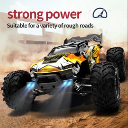 Cars 1:16 70KM/H Or 50KM/H 4WD RC Car With LED Remote Control Cars High Speed Drift Monster Truck for Kids vs Wltoys 144001 Toys