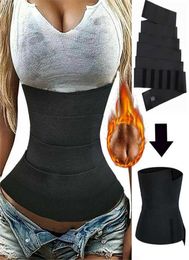 Snatched Bandage Wrap Waist Trainer SnatchMeUP Compressive Band Tummy Control Adjustable Fasten Sheath Sweat Sauna Body Shaper 24555320