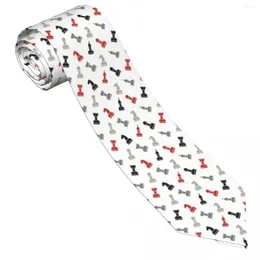 Bow Ties Cartoon Chess Tie Fashion Design Neck Kawaii Funny Collar Men Daily Wear Party Necktie Accessories