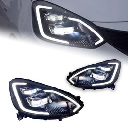 Car Headlight For Honda Jazz Fit 20 20-20 22 Headlights LED Front Light High Beam Turn Signal Lamp Assembly