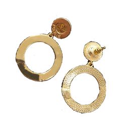 Designer Earrings Stud Classic Double Letter Button Gold Earring With Stamp Top Gift 925 Silver Needle LC01 yamalang25843125