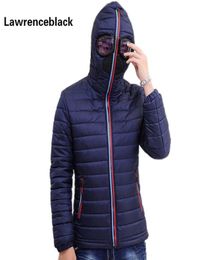 WholeLawrenceblack Winter Jackets Men Parkas with Glasses Padded Hooded Coat Mens Warm Camperas Children Windproof Quilted Ja2197974