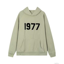 2024 Designers Uomo Felpe con cappuccio Donna Essentialsweatshirts Felpa con cappuccio Moda Casual Allentato Streetwear Felpe Essentialshoodie Lettera Cotton Pullover Coat 9zcj