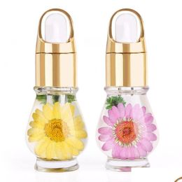 Nail Polish 15Ml Professional Nutritional Cuticle Oil Dry Flower Fresh Flavor Manicure Tool Treatments Drop Delivery Health Beauty Ar Dhgvr