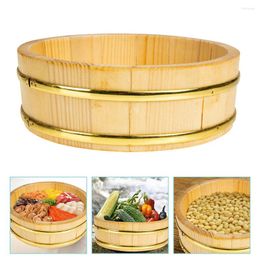 Dinnerware Sets Sushi Bucket Restaurant Container Round For Barrel Korean Kitchen Gadget Rice Bowl