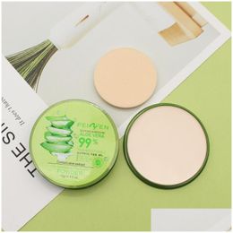 Face Powder Aloe Vera 99% Contour Powder Soothing Moisture Thin Breathable Pressed Powderr Oil-Control Moisturising Natural Er Face Ma Dh76Q