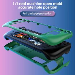 Communications for Steam Deck Body Protective Cover Shell Game Console Full with Bracket Shockproof Protection Case