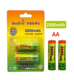 fire battery NiMH 12V 11002800mAh Rechargeable AA Battery 2pcs per set for toy Digital camera remote control MP3 MP4 elec2634906