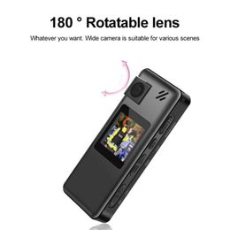 Communications Mini with Rotating Leans and Lcd Screen Action Camera Hd 1080p Camcorder Recording Infrared Dvr Dv Audio Video Record