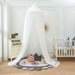 Childrens Mosquito Net Baby Crib Dome Tent Awning Girl Princess Room Bed Sky Decoration Hanging Bed Canopy Curtain Play Tent 240220