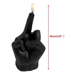 Candles 1Pcs New Middle Finger Shaped Model Scented Candles Funny Quirky Small Gifts Home Room Decor Ornaments Birthday Candle