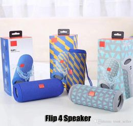 Flip 4 Portable Wireless Bluetooth Speaker Flip4 Stereo Surround Bass Audio Waterproof Speakers Supports Multiple Subwoofer Player7612384