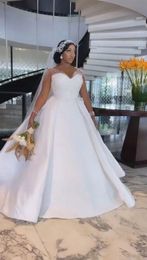 2024 Ball Gown Wedding Dresses Luxury Crystal Beading Pearls Jewel Neck Illusion Long Sleeves Dubai Arabic Satin Bride Bridal Gowns Vestido De Noiva Overskirts