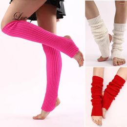 Women Socks Leg Warmers Sock Sexy Over Knee Stockings Gaiters Winter Keep Warm Soft Leggings Female Hollowed Out Foot Heel Long