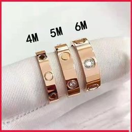 Luxury Designer Ring For Women Men Diamond Ring Fashion Couple Ring Engagement Stylish Holiday Gifts