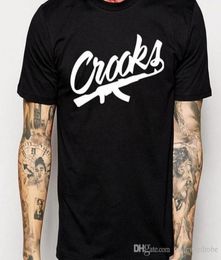Men CROOKS Printed Tshirts Summer Male Fashion Short Sleeved Cotton Tees Crooks And Castles T Shirts Clothing for Man Casual Wear1367775