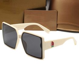 Jointly Signed Brand Sunglasses for Man Woman Classic Driving Goggle Sun Glasses 6 Colours Adumbral Square Eyeglasses with Box