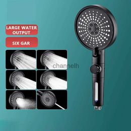 Bathroom Shower Heads 6 Modes Adjustable Head High Pressure shower Water saving 2023 Rainfall Faucet Bath for YQ240228