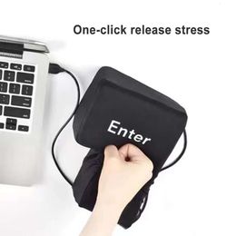 Communications Computer & Office Laptop Desktop Accessories Gadget USB Enter Key, Large and Soft, as Pillow for Middy Rest, Stress Relief