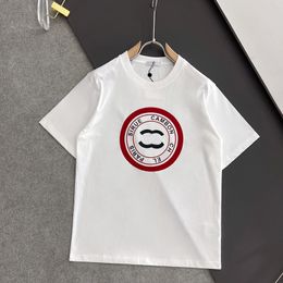 Fashion T Shirts Mens Women Designers T-shirts Tees C1 Apparel Tops Man Casual Chest Letter Shirt Luxurys Clothing Street Shorts Sleeve Clothes CHD2402282-12