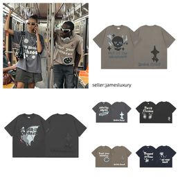 1: 1 Dupe Streetwear Taglietta per pianeta rotta pianeta maglietta maglietta da uomo maglietta da uomo maglietta da uomo maglietta Uomo t-shirt homme magliette firma