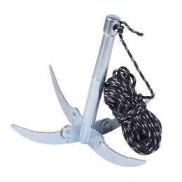 Tools Foldable 4 Claw Anchor Sickle Water Grass Plants Cutter Hine Grasses Sharp Knife Garden Tools Fishing Accessories Tackle New