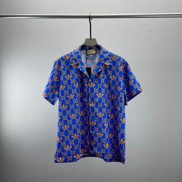 Designer Shirt 24ss Mens Button Up Shirts print bowling shirt Hawaii Floral Casual Shirts Men Slim Fit Short Sleeve Dress Hawaiian t-shirt M-3XL 58