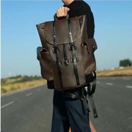 NEW Travel Backpack Men Leather school Shoulder crossbody Bag Top Quality Backpacks Women Messenger Bags Purse Totes263A