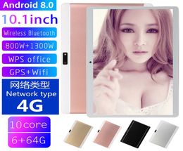 New Tablets Pc 101 inch Android 90 Tablets 4GB68GB Ten Core 3g 4g LTE Phone Call IPS pc Tablet WiFi GPS 10 inch Tablets8926328