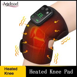 Massager Electric Knee Massager Usb Heating Vibration Infrared Hot Compress Therapy Elbow Shoulder Knee Massage Pad for Joint Pain Relief