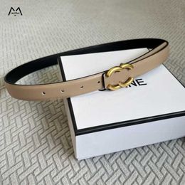Designer Womens belt designer Colour buckle belts for woman 25cm width Classic thin leather Size 95115cm White Brown Black Blue Red Beige Letters smooth buckle fashio