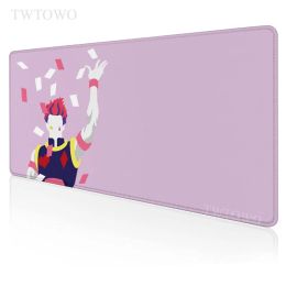 Pads Janpanese Anime Hunter x Hunter Hisoka Mouse Pad Gamer XL Custom Mousepad XXL Desk Mats Natural Rubber Office Carpet Mouse Mat