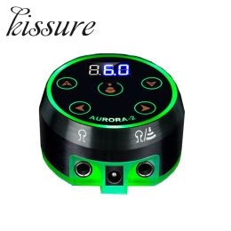 Rests Kissure Aurora 2 Tattoo Power Supply Upgrade Digital Lcd Power Supply with Adaptor Mini Led Touchpad Tattoo Supplies