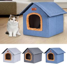 Mats Pet Supplies Outdoor Cat House Bed With Detachable Design Breathable Removable Dog House Indoor Ourdoor For Cat Dog Kittens