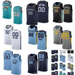 75th Custom MEN women youth 24 Dillon Brooks Ja 12 Morant 1 Kyle Anderson 13 Jaren Jackson Jr. Memphis''Grizzlies''Basketball Jerseys