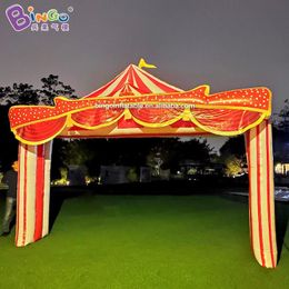 wholesale Free Express 8mW (26ft) with blower decorative inflatable circus arches inflation event booth for event party entrance decoration toys sport