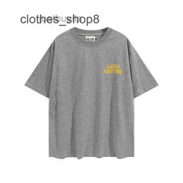 designer Tshirts Mens Sweaters Gallerydeps t shirts high street loose round neck beautiful fashion street letter printing men's and women's Sh 73DI