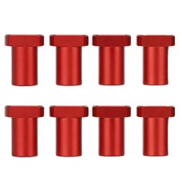 Pens Bench Dogs, 8 Pack Aluminum Alloy Bench Dogs Woodworking Clamp MFT Table Stop For 3/4 Inch Dog Hole Red