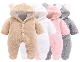 Jumpsuits Born Baby Winter Girls Boys Clothes Warm Animal Overall Rompers Thick Infant Hooded Jumpsuit Snowsuit Kids Outfits3249878