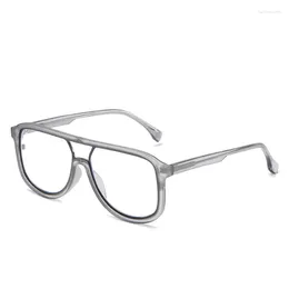 Sunglasses Vazrobe 147mm Transparent Eyeglasses Frame Men Flat Top Big Large Myopia Glasses Male Optical Prescription Spectacles -150 200