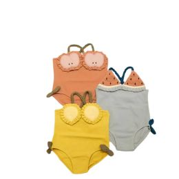 Swimwear 2023 Summer New Baby Girl Swimwear Ins Fashion Children's Fruit Shape Swimsuit Cute Quickdrying Girl's Sling Swimsuits Bikini