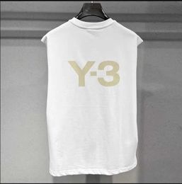 Mens T-Shirts New High 2023 Y3 Y-3 Mens Fashion T-shirt yohji Top Hip Hop Skateboard Street Cotton T-shirt Tank Top Vintage Punk #B12 J240228