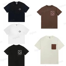 Men T Shirts Summer Tshirt High Version Brand Designer Shirt Short Sleeve and Crewneck Pure Cotton Matte Wear Comfort