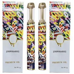 100% Original New Rainbow California Honey Disposable Vape Pens with box 1ml pod Rechargeable Battery Empty Colorful Vapes Pen