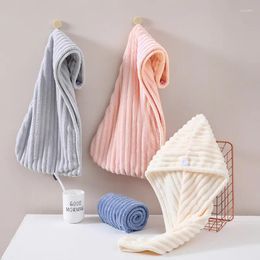 Towel Candy Plush Dry Hair Cap Thickened Water Absorbing Quick Drying Bag Headscarf