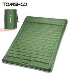 Tomshoo Inflatable Mattress w Built-in Pump Thick 5Inch Double Sleeping Pad Mat Air Mattress Camping Backpacking Hiking 240220