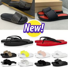 2024 Designer Sandals Slippers Summer Men Women Shoes Shaped Multicolor Flora Slides Moulded footbed in black Tonal rubber sole featuring embossed logo