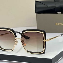 2024 retro square women's sunglasses Womens large frame DITA NARCISSUS DT 503 outdoor activity sunshade